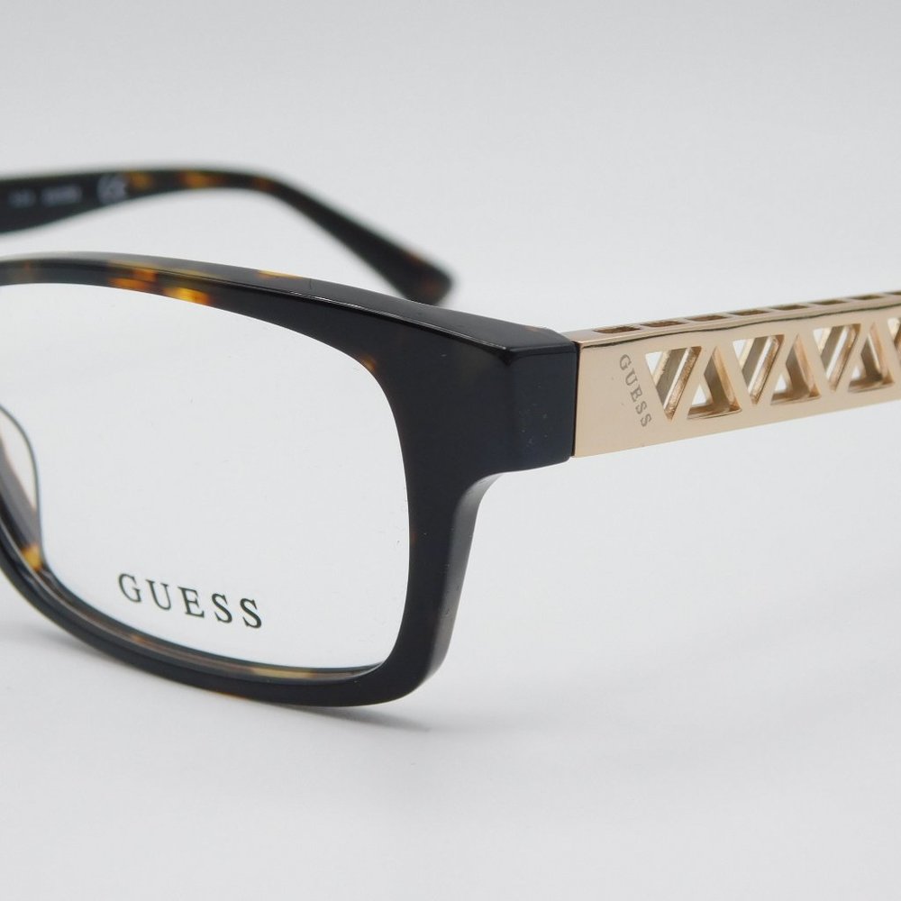 BRAND NEW GUESS GU2785 052 TORTOISE RECTANGLE WOMEN'S EYEGLASSES FRAME 5… - Picture 7 of 12